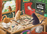 Cats in Quarantine Jigsaw Puzzle by Exploding Kittens - 1000 Pieces Jigsaw Puzzle for Adults, Teens, and Kids - Cat Puzzle, Funny Puzzle, Art Puzzle Exploding Kittens LLC