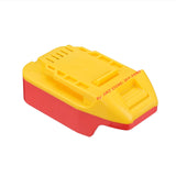 Adapter# Compatible with Porter Cable/Black+Decker 20v (NOT Old 18v) Slider Lithium Batteries Fits DeWalt 20v MAX XR Cordless Tools (US Stock) - Adapter Only - WoodArtSupply