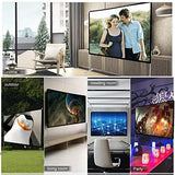 Projector Screen with Stand 80 inch Portable Projection Screen 16:9 4K HD Projections Movies Screen with Carry Bag for Indoor Outdoor Home Theater Backyard Cinema Travel SKERELL