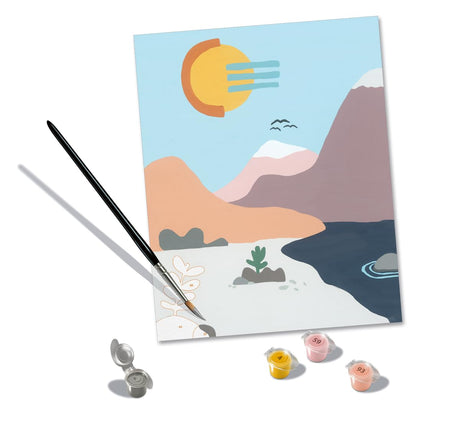 Ravensburger CreArt at The Lake Paint by Numbers Kit for Adults - 25981 - Painting Arts and Crafts for Ages 12 and Up Ravensburger