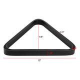 MoyanSuper Solid Wood Pool Ball Rack Billiard Ball Triangle Rack, Pool Table Ball Holder Positioning Rack,2-1/4" Pool Ball Rack (Black Triangle Rack) MoyanSuper