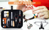 PAXCOO Jewelry Making Supplies Kit with Jewelry Tools, Jewelry Wires and Jewelry Findings for Jewelry Repair and Beading PAXCOO