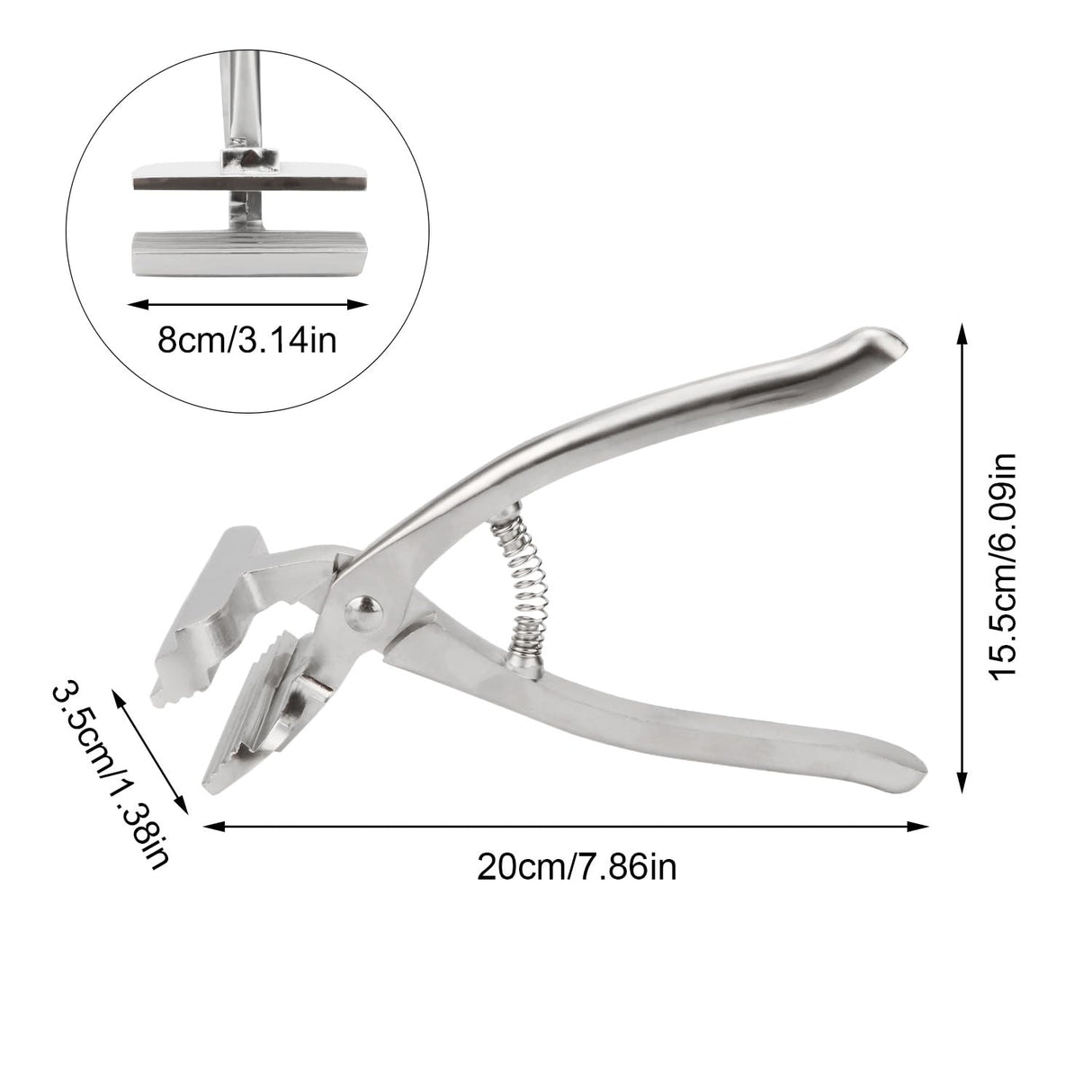 Rongon Professional Canvas Pliers for Stretching Canvas, Oil Canvas Stretcher Paint Canvas Stretching Plier Heavy Duty Aluminum Alloy Webbing Stretcher Tool for Stretching Clamp Oil Painting Rongon