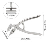 Rongon Professional Canvas Pliers for Stretching Canvas, Oil Canvas Stretcher Paint Canvas Stretching Plier Heavy Duty Aluminum Alloy Webbing Stretcher Tool for Stretching Clamp Oil Painting Rongon