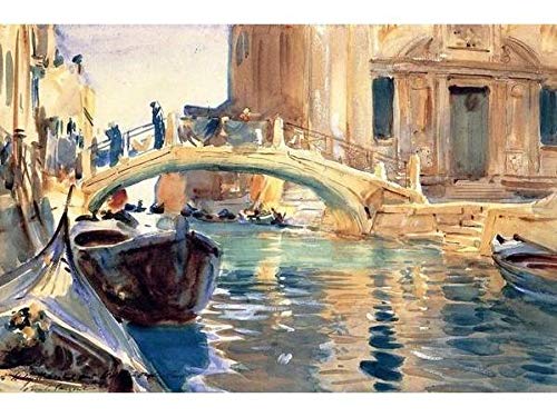Venice – John Sargent - Paint by Number Kit - 12"x16" (30x40cm) - DIY Acrylic Painting Home Decor My Paint by Numbers