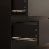 WOODTIME 78.7" H Display Storage Cabinet with Tempered Glass Doors & 3-Color Light, Wooden Curio Cabinet Bookcase Bookshelf with 4-Tier Shelves & 2 Drawers for Home Office Living Room Salon, Black WOODTIME