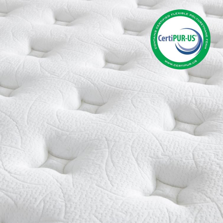 Chiusyufuk King Mattress,14 Inch King Size Mattress in a Box,Single Bed Mattress with Memory Foam and Pocket Spring,Ergonomic Design & Pressure Relief,Medium Firm Mattress,76"*80"*14"