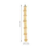 LOGOFUN Parrot Wooden Chewing Toys Bamboo Standing Stick Bird Perch Stick Toy (30cm) LOGOFUN