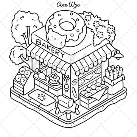 Little Corner: Coloring Book for Adults and Teens, Super Cute Designs of Cozy, Hygge Spaces for Relaxation (Cozy Spaces Coloring) Coco Wyo LLC