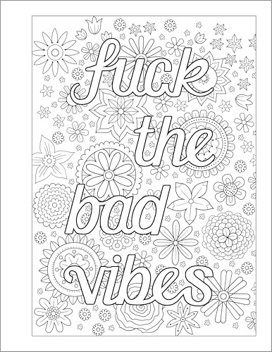 You Are a F*cking Rock Star: A Motivational Swear Word Coloring Book for Adults WoodArtSupply