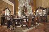 Cherry Oak Formal Dining Table Set - 9pc, Extendable Table, 6 Side Chairs, 2 Arm Chairs - 8 Person Set for 6-8 People Generic