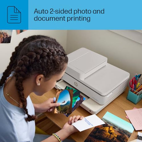 HP Envy 6555e Wireless All-in-One Color Inkjet Printer, Print, scan, Copy, Duplex Printing Best-for-Home, 3 Months of Instant Ink Included (714N5A) HP