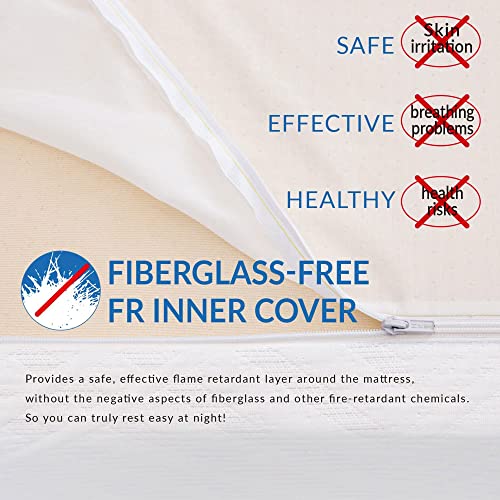 MLILY Full Mattress 8 Inch Memory Foam Mattress, Green Tea Full Size Mattress in A Box, Medium Firm Mattress Full for Pressure Relieving, CertiPUR-US Certified MLILY