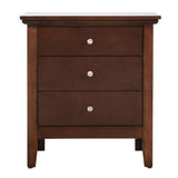 Glory Furniture Hammond 3 Drawer Nightstand in Cappuccino Glory Furniture