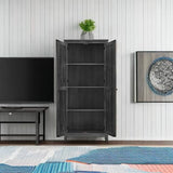 SystemBuild Evolution Farmington 31.5" Wide Storage Cabinet - Rustic Gray SystemBuild Evolution