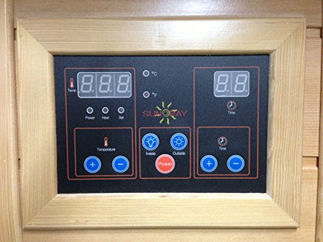 Sunray Bristol Bay 4 Person Infrared Corner Cedar Sauna Sunray