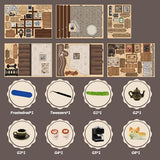 Soothee DIY Miniature Kit - 3D Puzzles for Adults & Teens, Book Nooks and Model Building Kits for Bookshelf Decor, Relaxing Craft & Unique Gift for Craft Lovers (Country Cafe)