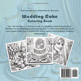 Wedding Cake Coloring Book: Grayscale Coloring Sketches for Adults (Color & Cook) WoodArtSupply