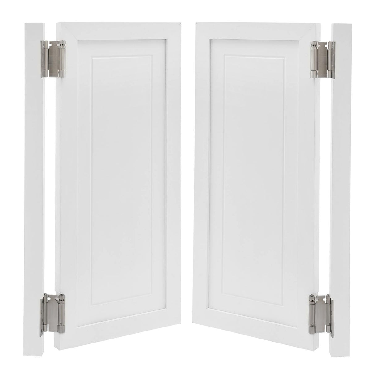 Swinging Doors, Cafe Doors, Double Wood Swing Door with Hinges, for Pet Gate Kitchen Shop Counter Entrance Partition, Auto Close TFCFL