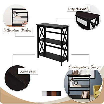 Casual Home Shelf Bookcase - WoodArtSupply