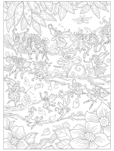 Creative Haven Magical Fairies Coloring Book (Adult Coloring Books: Fantasy) Dover Publications