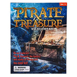 Zugar Land 6" Pirate Treasure Chest Excavation Dig Kit - Be an Explorer! Dig & Discover The History and Myths of Pirate with This Cool kit. Zugar Land