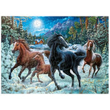 MyPuzzle Winter Horses - Premium 500 Piece Jigsaw Puzzle for Adults MyPuzzle.com