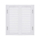 Undercat Swinging Door Cafe Doors, Solid Wood Partition Door, Two-Way Saloon Doors, Half-Waist Dividing Doors for Hallway Porch Kitchen Bar Pub Entrance Partition, 33.46 * 35.43 in, White Undercat