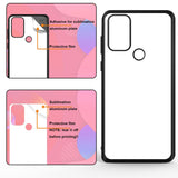 FOQENCCI 5 Piece Sublimation Blank Case for Moto G Power 2022 Blanks Printable DIY Custom Phone Case Soft Rubber Anti-Slip Anti-Scratch Drop Protective Phone Cover Cases for Moto G Power 2022 FOQENCCI
