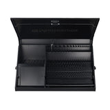 Montezuma 41" x 18" Heavy Duty Steel Triangle Toolbox (steel, flat black) Montezuma