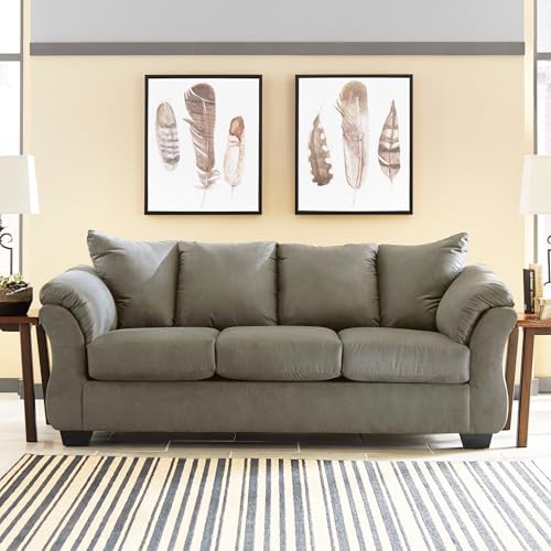 Signature Design by Ashley Darcy Casual Plush Sofa, Grayish Brown Signature Design by Ashley
