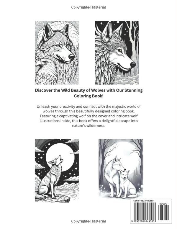 WOLVES: Coloring Book Majosta