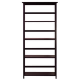 Casual Home Mission Style 5-Shelf Bookcase, Espresso Casual Home