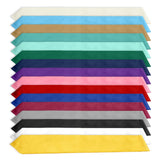 Plain Graduation Stole, Graduation Stole Class of 2025, White Graduation Sash, Classic End With Trim Unisex Adult 70" Graduation Stole for Academic Commencements Slergut