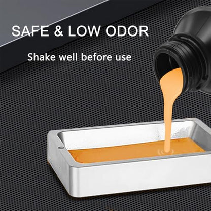 ApexMaker 3D Printer Resin Orange, Low Odor, High Precision, Quick Curing Standard Photopolymer Resin, 405nm UV Curing Photopolymer Resin 3D Printing Liquid for LCD DLP SLA 3D Printers 1kg