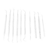 Motanar 10 Pcs 3D Printer Removal Cleaning Tool Kit, Metal Picks Set with Different Tips (Black) Motanar