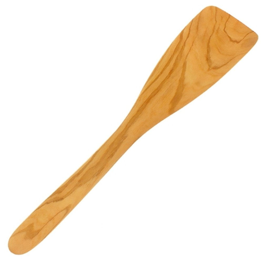 Eddington 50005 Italian Olive Wood Spatula, Handcrafted in Europe, 12-Inches,Brown