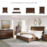 Signature Design by Ashley Trellington Traditional King Sleigh Storage Bed, Foundation or Box Spring Not Needed, Dark Brown Signature Design by Ashley