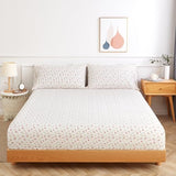 Twin Bed Sheet Set 3PC Printed Red Cute Flower Sheet Pattern Cooling Brushed Microfiber Deep Pocket Floral Sheets Set Luxury, Soft, Breathable, Hypoallergenic, Wrinkle Free Single Bedding for Kids KACEMOO