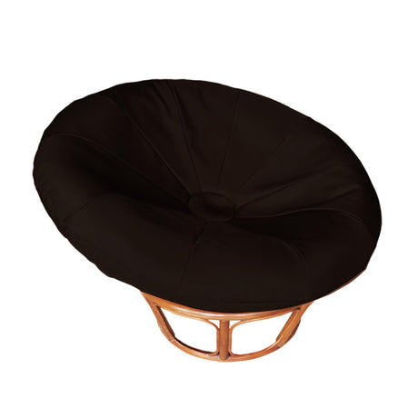 GZYLCH Papasan Chair Cushion Cover, Outdoor Indoor Cushion Waterproof Slipcover for Papasan Chair Cushion, with Elastic Band Designed for Papasan Cushion (for 41~47in, Black) GZYLCH