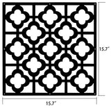 KERNORV Hanging Room Divider Decorative Screen Panels Made of PVC Room Divider Panels Screen for Dining Room Bed Room Office Restaurant(Black, 12 PCS) KERNORV