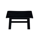 IC International Concepts International Concepts Slat, 18-Inch Seat Height, Black Stool IC International Concepts