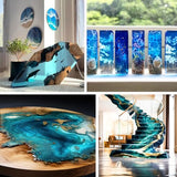 LET'S RESIN EPOXY RESIN Deep Pour Epoxy Resin, 51OZ 2-4 inch Clear Epoxy Resin Kit,Bubble Free Low Odor 2:1 Low Viscosity Casting for River Table,Wood,Flower Preservation, Art Crafts LET'S RESIN EPOXY RESIN