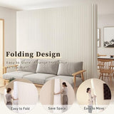 Paper Room Divider, Portable Room Dividers and Folding Privacy Screens, Divider for Room Separation, for Dorm Studio Office HKJBEQU