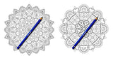 The Art of Mandala: Adult Coloring Book Featuring Beautiful Mandalas Designed to Soothe the Soul KAVNLON