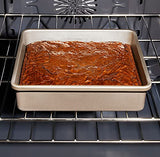 OXO Good Grips Non-Stick Pro Cake Pan Square 9 x 9 Inch, brown OXO