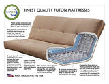 Kodiak Futons Phoenix Full Size Futon in Espresso Finish with Storage Drawers, Oregon Trail Java Kodiak Futons