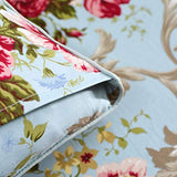 FADFAY Shabby Floral Bedding Elegant Peony Sheets Set Luxury Bedding Collections 800 Thread Count 100% Egyptian Cotton Deep Pocket, 4 Piece-Twin XL Size FADFAY
