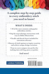 Hand Embroidery Stitches At-A-Glance: Carry-Along Reference Guide (Landauer) Pocket-Size Step-by-Step Illustrated How-To for 30 Favorite Stitches, plus Tips & Techniques and Needle & Thread Charts Design Originals