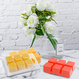 YYCH Wax Melt Molds - 100 Pack Clear Plastic Clamshells for Wickless Candles